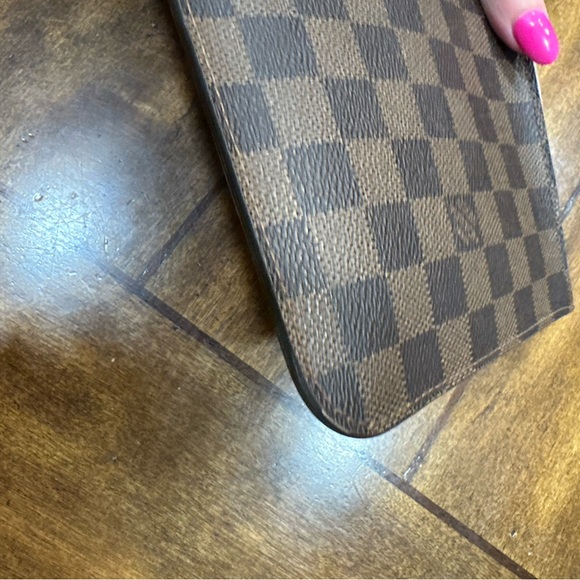 Louis Vuitton Damier Ebene Neverfull Pouchette Wallet - Picture 11 of 13